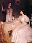 William McGregor Paxton Mollie Scott and Dorothy Tay painting
